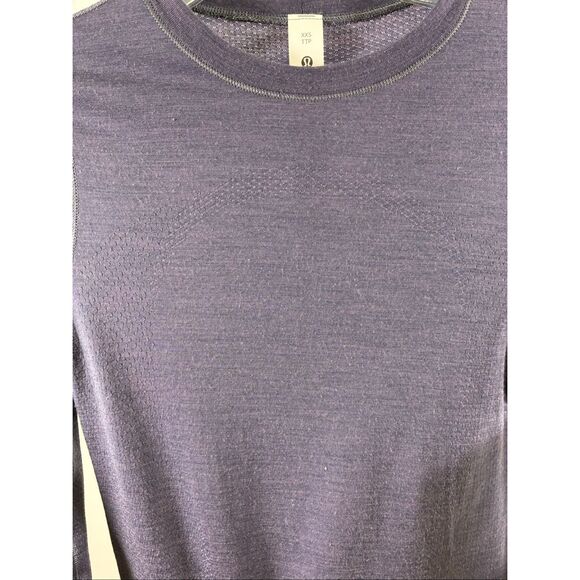 Lululemon NWT Swiftly Wool Long Sleeve Size XXS - Picture 4 of 8